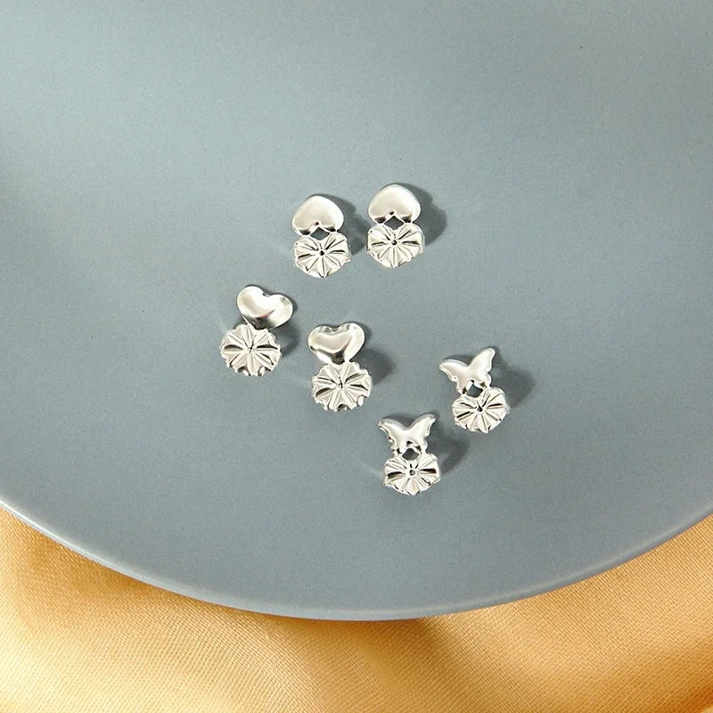 Ear Lifter Lift Hypoallergenic Fits Post Earring Earlobe Support Earrings Fashion Butterfly Stud Earrings Back Nut for Women