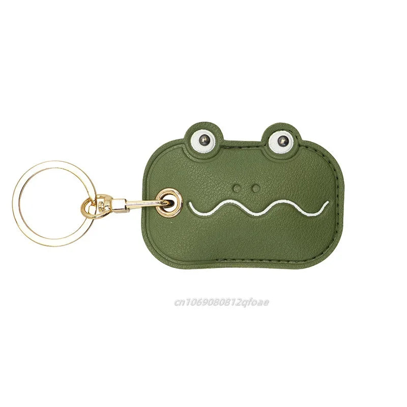 Cute Strawberry Lemon Case for Apple Airtag Protection PU Leather Cover Pendant GPS Anti-lost Keychain Case Pet Dog Cat Collar