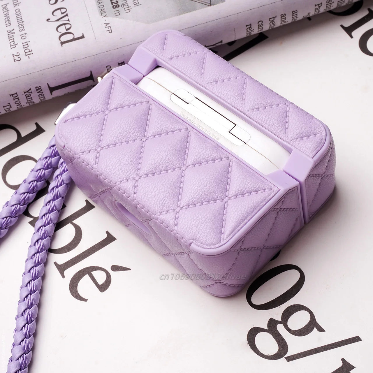 Airpod Pro 2 Leather Case Cover with keychian luxury Earphone Case For apple air pods pro 1 2 3  case for airpod pro 2 cover