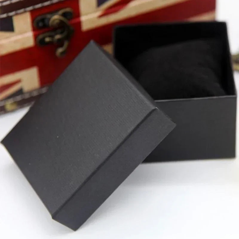 1/2/3PC Simple Black Square Dustproof Watch Storage Box Single Watch DIY Watch Packaging Gift Box Wristwatch Display Wholesale