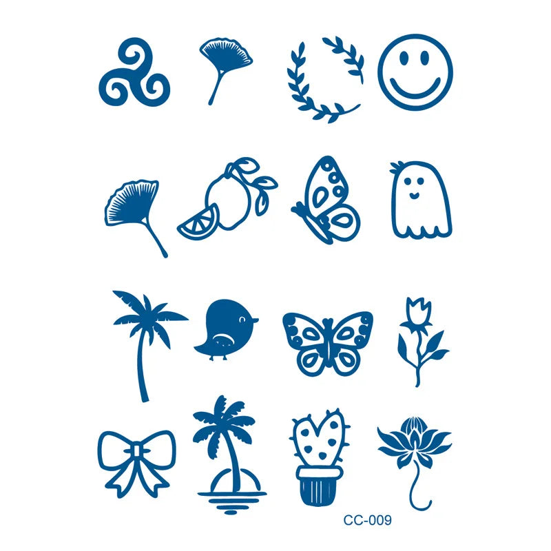 Finger Cochlear Herbal Fruit Juice Tattoo Sticker Waterproof Men Women Lasting Small Love Planet Semi Permanent Temporary Tattoo