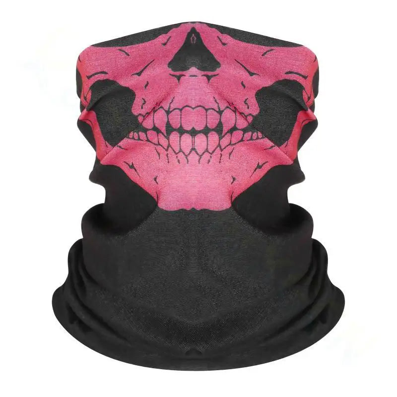 Bicycle Ski Skull Half Face Mask Ghost Scarf Festival Skull Masks Skeleton Magic Multi Use Neck Warmer Cod Funny Mask
