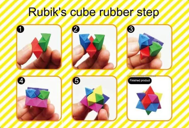 Block Puzzle Maze Toy Cube Rubber Eraser Kids Educational Toys Reward Prizes Toy Party Toys Favors Gift kids Learning supplies