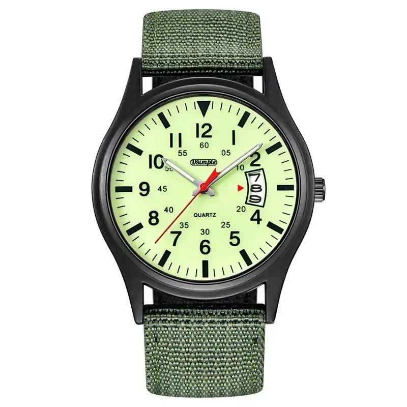 Fashion Mens Watch Nylon Watches Luxury Men Quartz Calendar Date Wristwatch Relogio Masculino Часы Мужские Reloj Hombre
