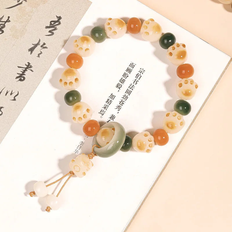 Bracelet Strand Beads Korean Fashion Jewelry for Women Non Fading Charm Hand Decoration Accessories Girls Gift Wholesale