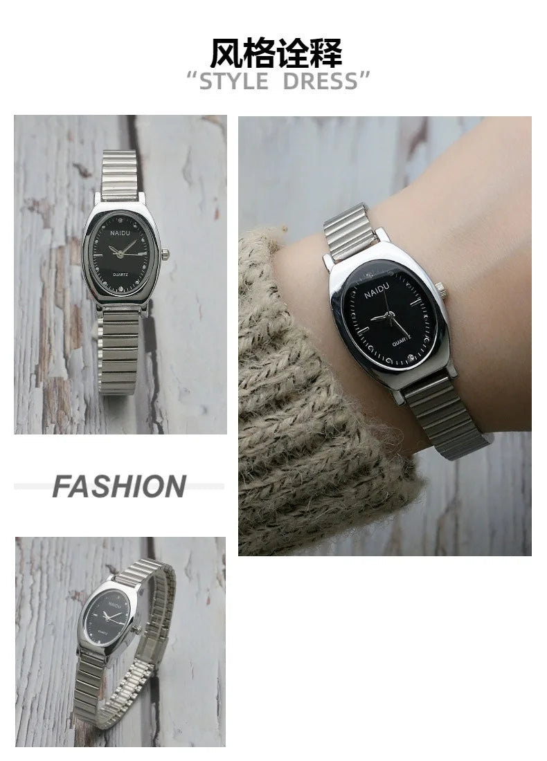 Brand Women Watch Adjustable Stainless Steel Strap Ladies Quartz Watches Luxury Gift Simple Fashion Wristwatches Dropshipping