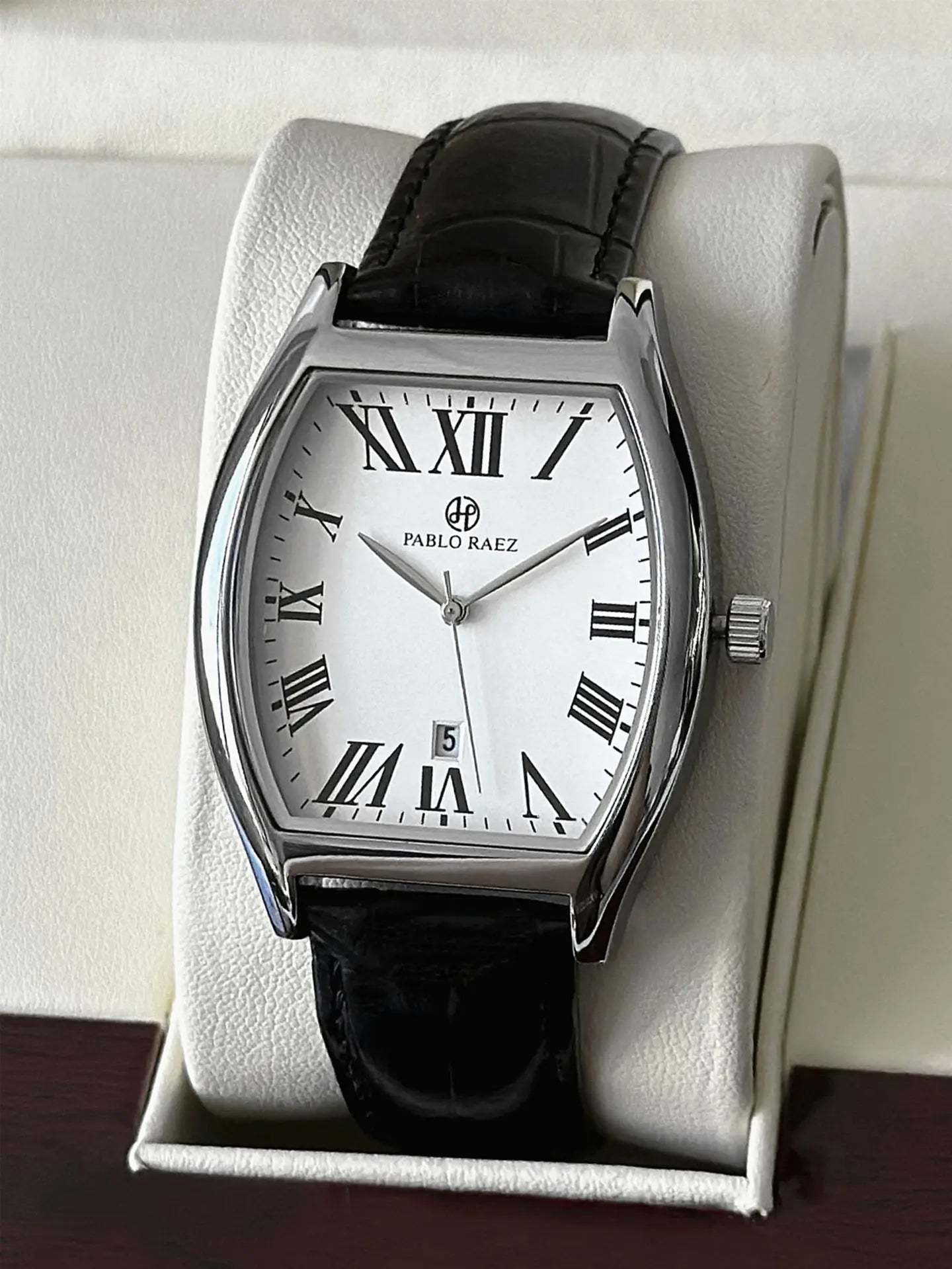 Men watch brand business square plate waterproof belt wine barrel shape simple temperament male fashion quartz watches