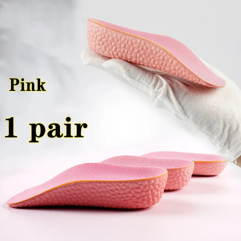 1.5/2.5/3.5 Cm Arch Support Height Increase Insoles Light Weight Soft Elastic Lift Soft Elastic Lifting for Men Women Shoes Pads