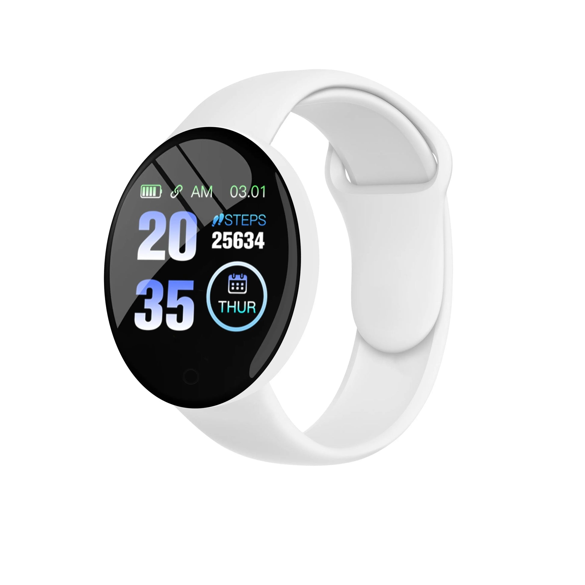 D18 Smartwatch Circular Color Screen With Multiple Sports Modes Call Information Reminder Photo Taking Music Smart Bracelet D20