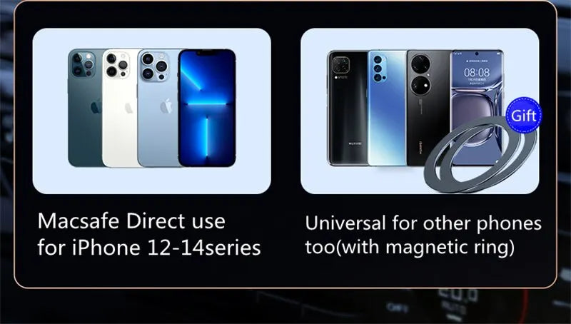 Strong Magnet Car Air Vent Phone Holder for Magsafe Accessories Stand Magnetic Car Dashboard Support for iPhone 15 14 13 12 Pro