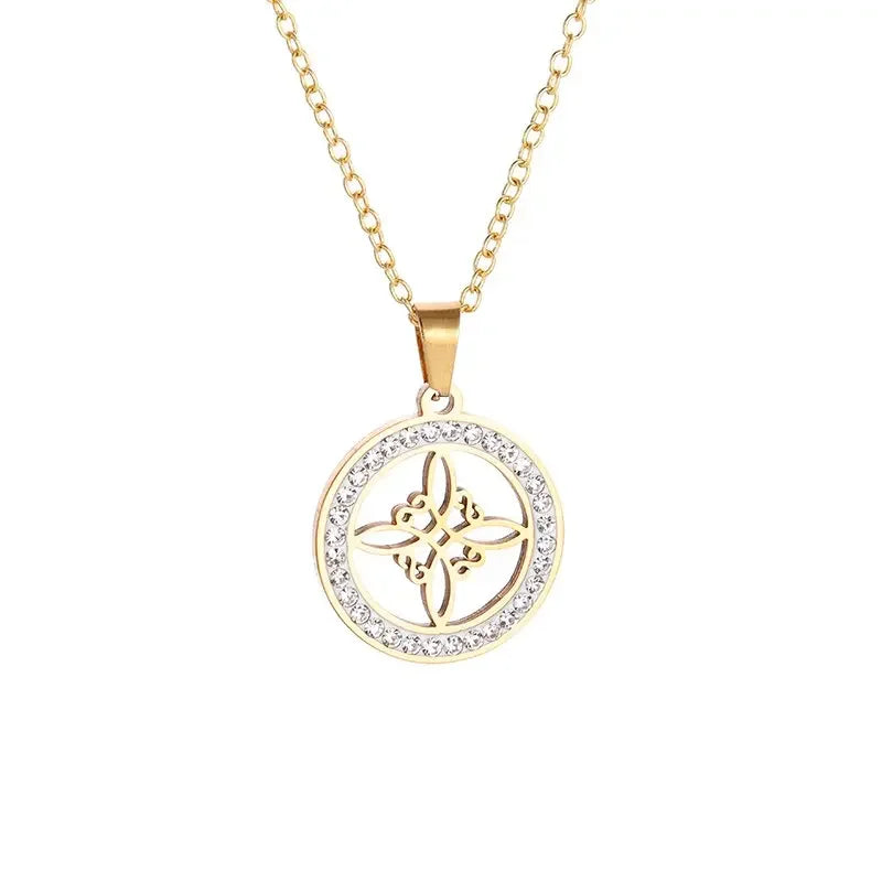 Stainless Steel Witchcraft Witch's Knot Adjustable Bracelet for Men Women Irish Celtic Supernatural Lucky Jewelry