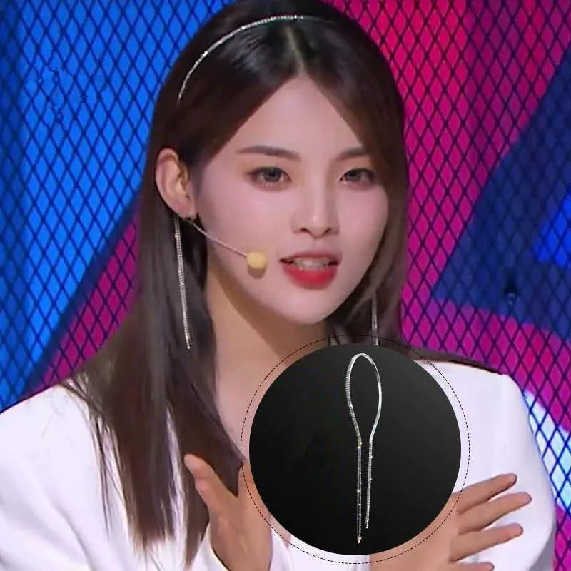 Shiny Rhinestone English Letters Happy Birthday Headband for Women Zinc Alloy Material  Party Jewelry Popular Hair Accessory