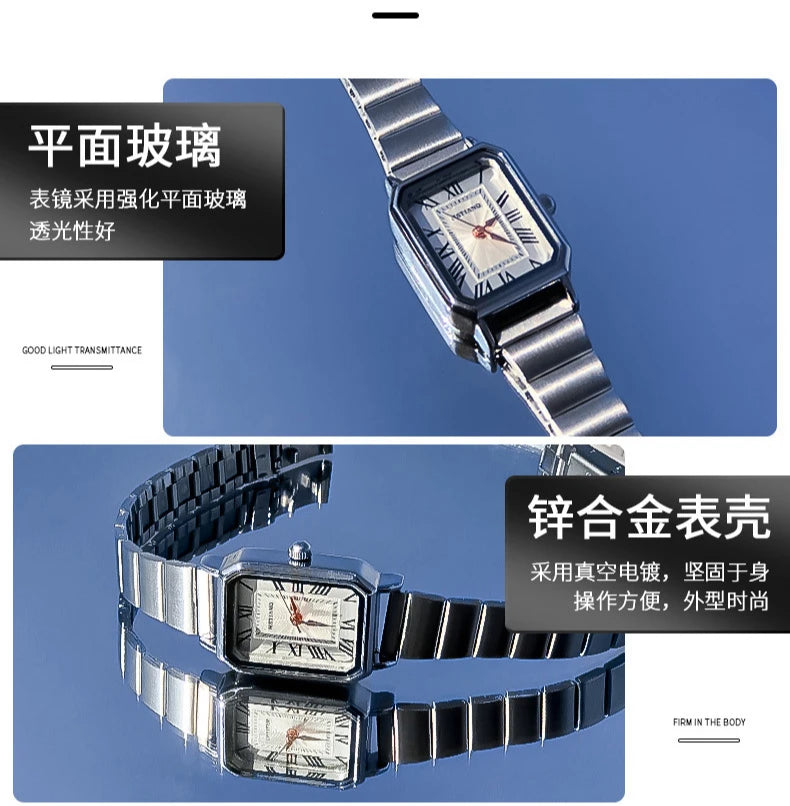 Brand Luxury Women Quartz Watch Casual Fashion Adjustable Stainless Steel Strap Wristwatch Ladies Gifts Watches Reloj De Mujer