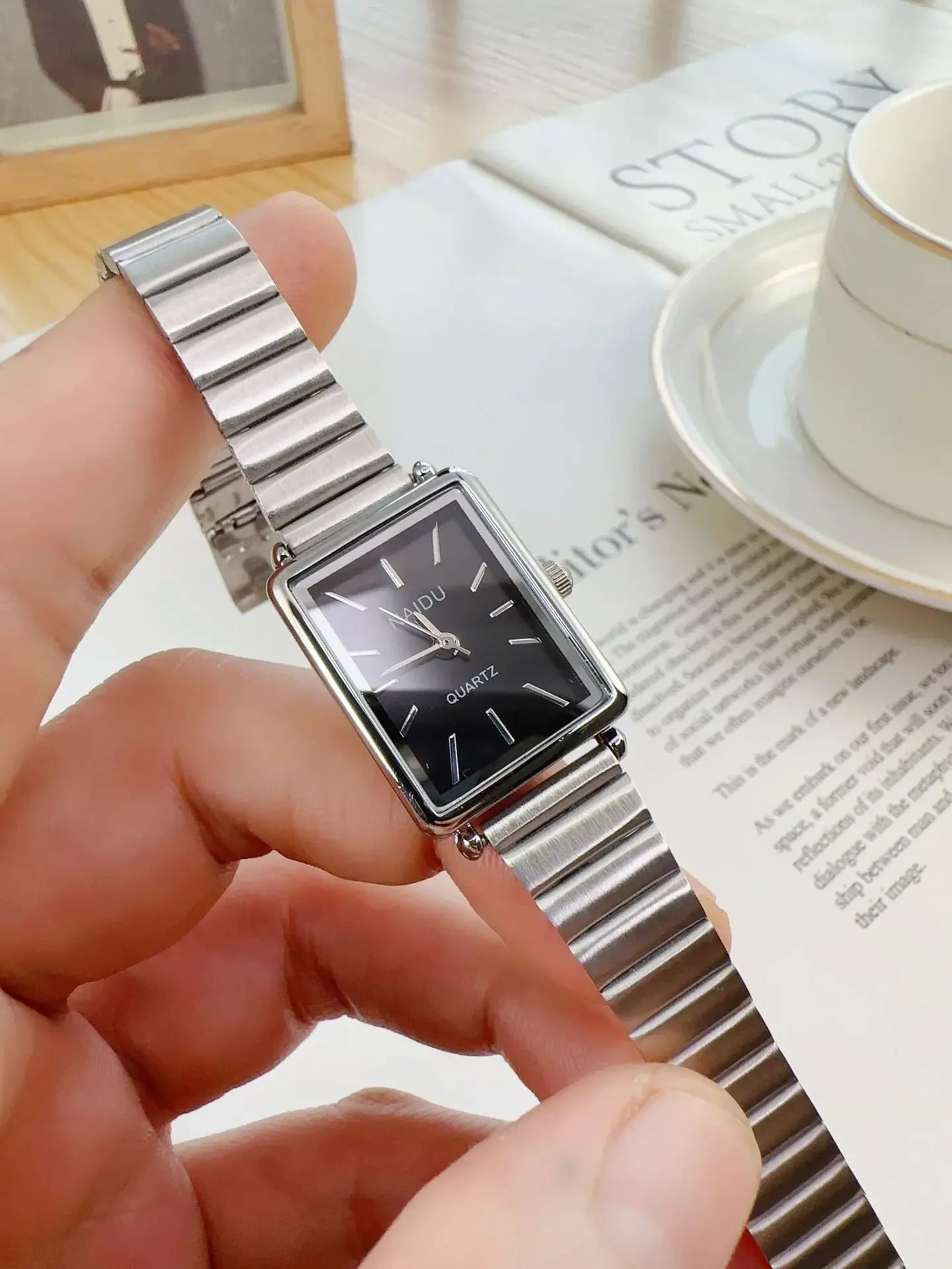 2025 New Women Watch Stainless Steel Belt Quartz Watch Luxury Ladies Quartz Wristwatch Dropshipping Relojes Para Mujer