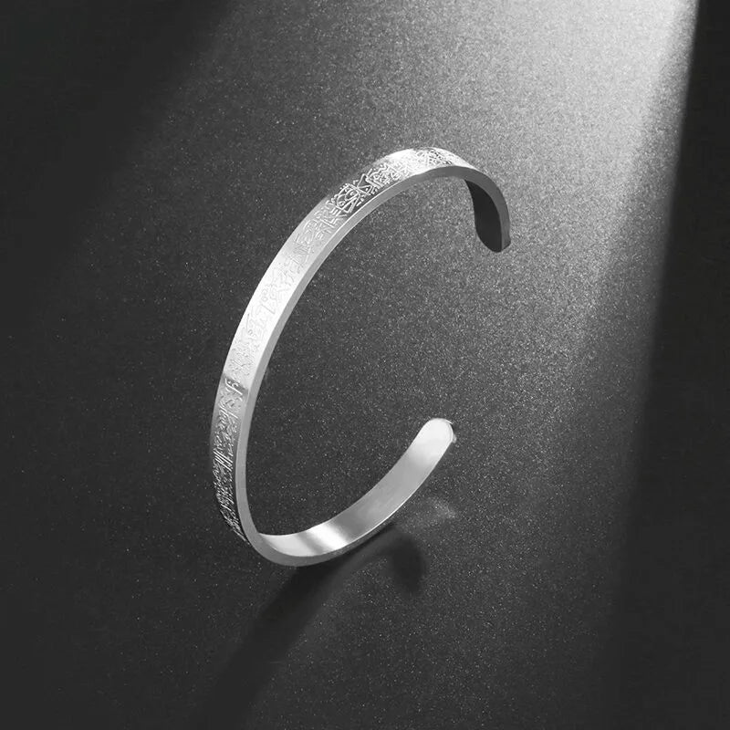 Creative Design Cutlery Knife Fork Men Bangles Women Stainless Steel Friendship Arm Cuff Open Bracelet Fun Trend Jewelry