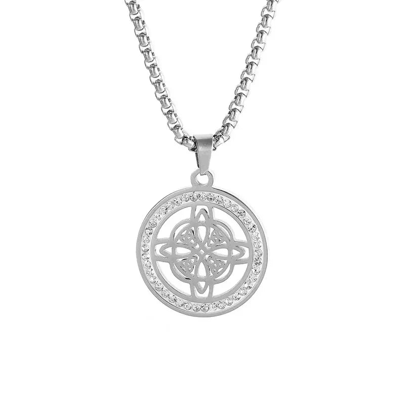 Stainless Steel Witchcraft Witch's Knot Adjustable Bracelet for Men Women Irish Celtic Supernatural Lucky Jewelry