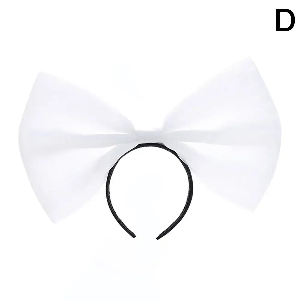 Pink Black big Bow Knot Hairbands Hairpin for Women Girls Hair Accessories Hair Band Ties Headbands for Children Headdress