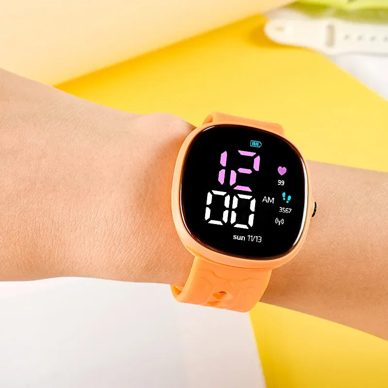 New LED Student Electronic Watch Children Wrist Watch Sports Waterproof Children's Digital Watch kids