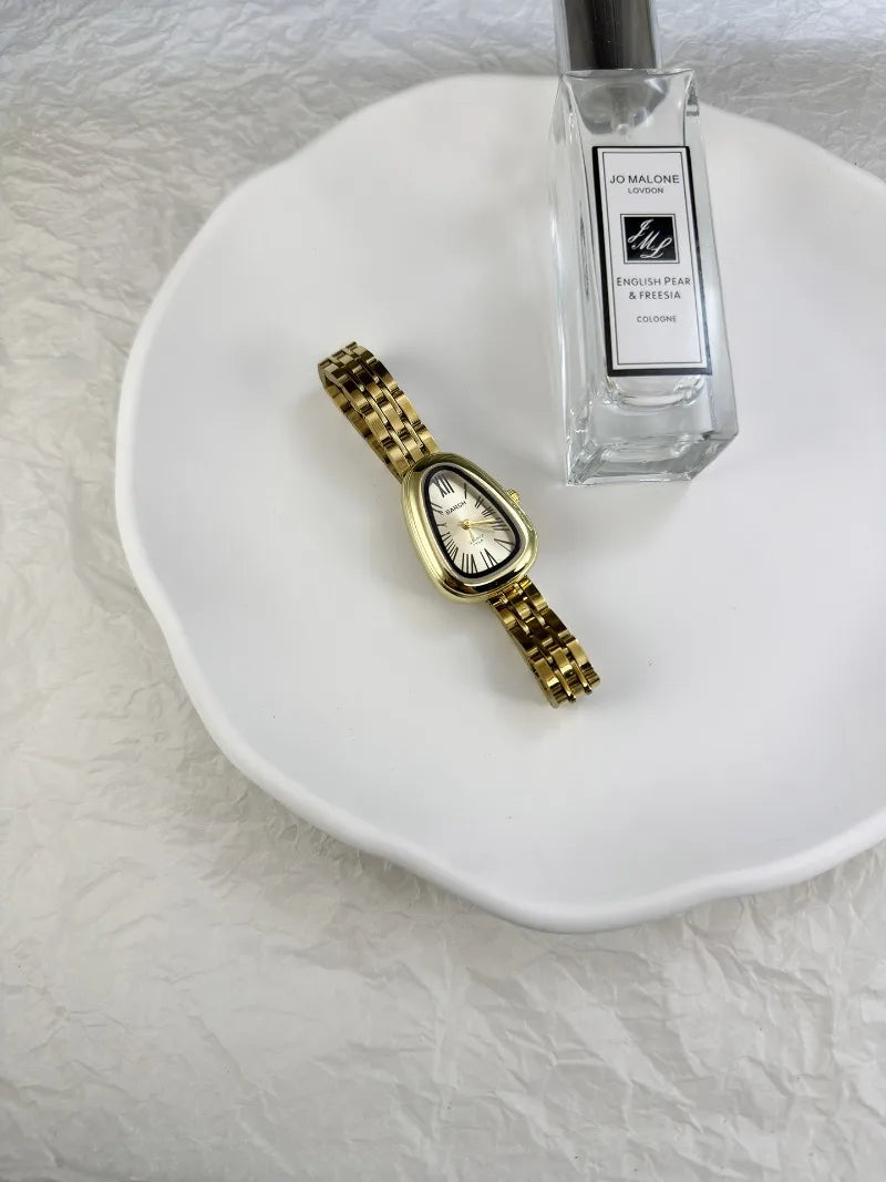 Hot Sale Stainless Steel Strap Women's Watch Irregular Snake Head Dial Ladies Quartz Watch Fashion Luxury Gift Clock Wholesale
