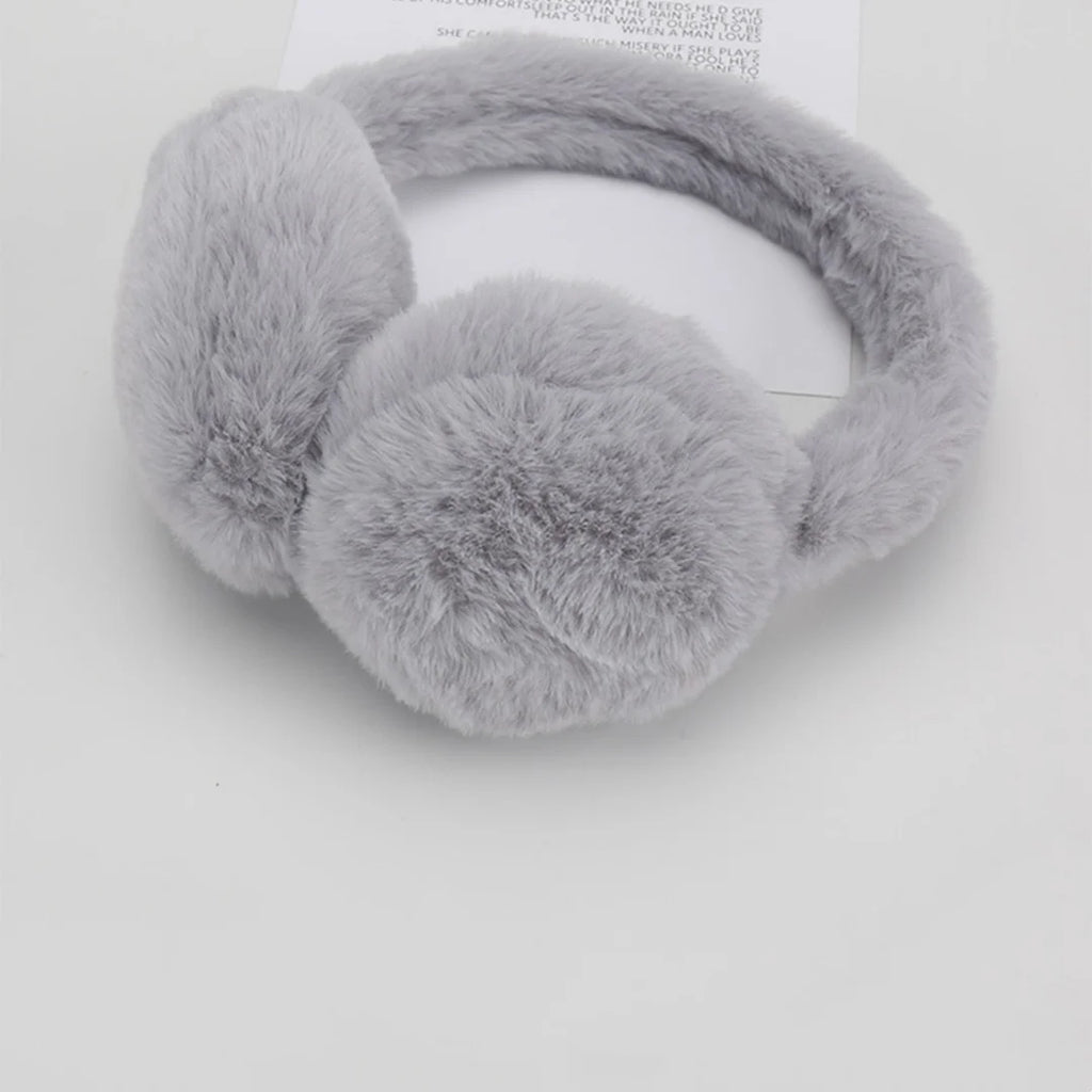 Soft Plush Earmuff for Winter Fashion Women's Outdoor Cold Protection Portable Travel Warm and Thickened Ear Muff Ear Protector