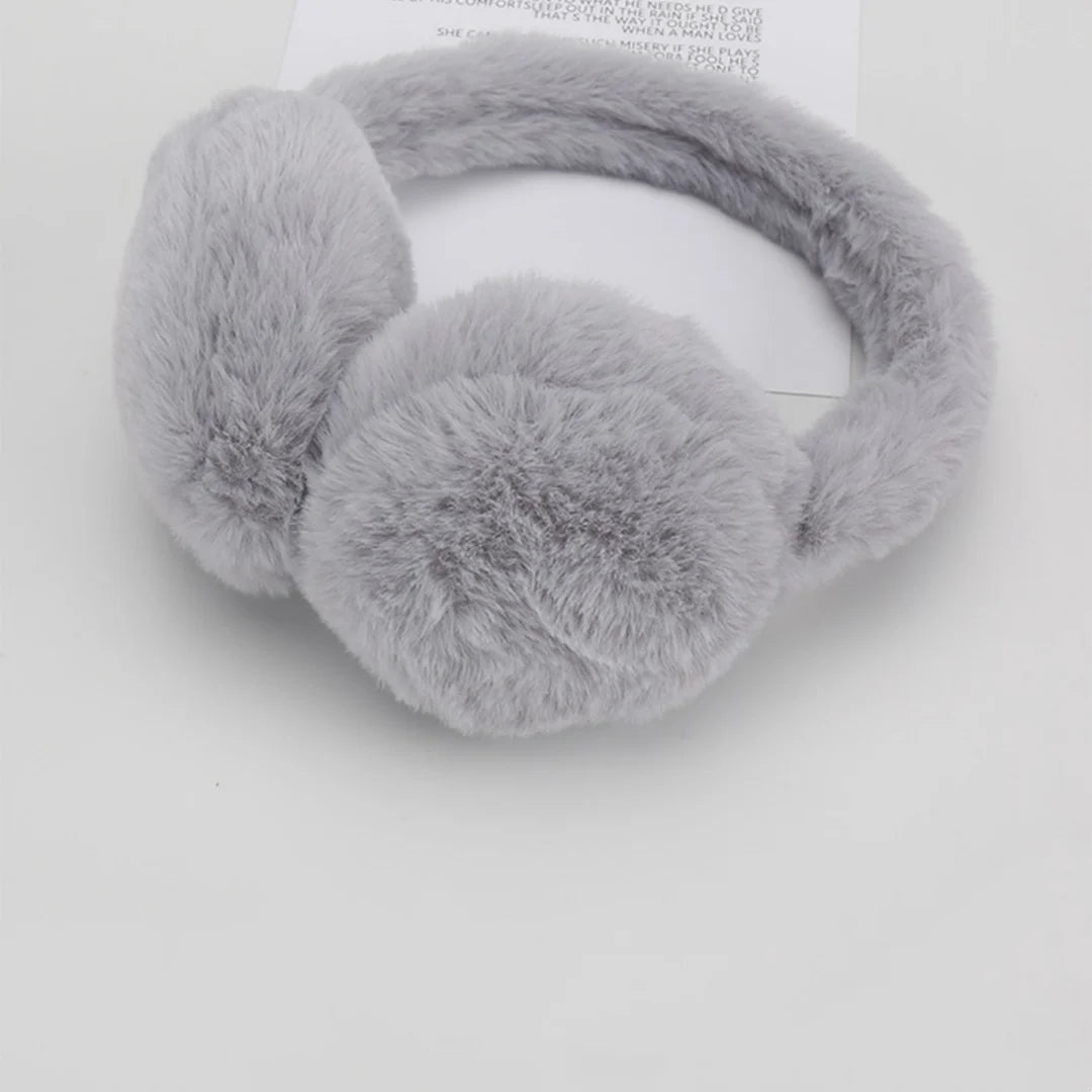 Soft Plush Earmuff for Winter Fashion Women's Outdoor Cold Protection Portable Travel Warm and Thickened Ear Muff Ear Protector