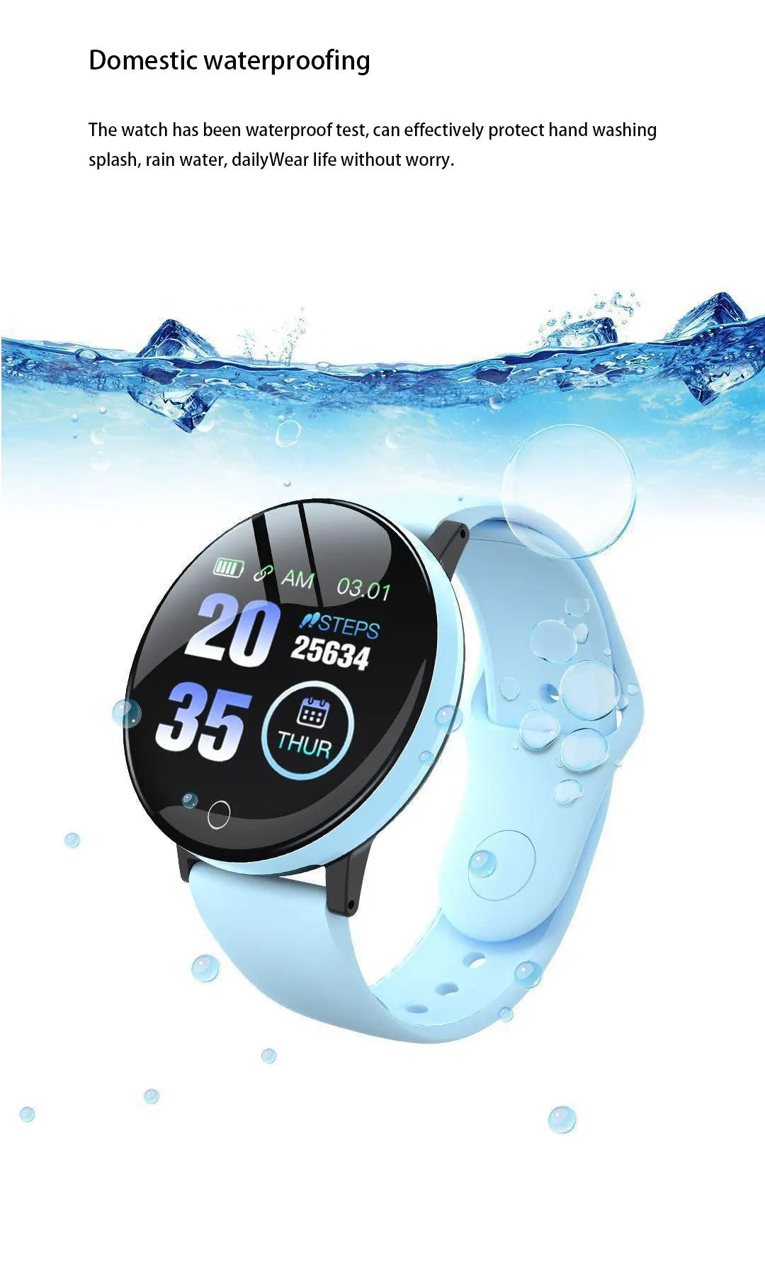 D18 Smartwatch Circular Color Screen With Multiple Sports Modes Call Information Reminder Photo Taking Music Smart Bracelet D20