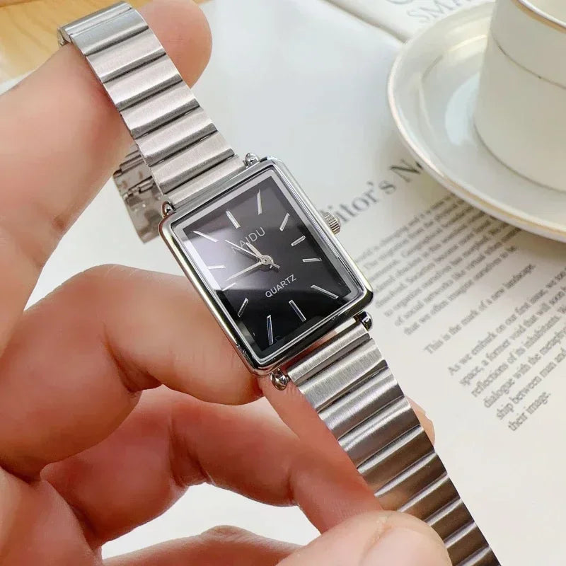 2025 New Women Watch Stainless Steel Belt Quartz Watch Luxury Ladies Quartz Wristwatch Dropshipping Relojes Para Mujer