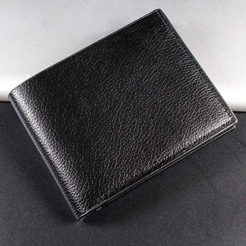 Men's Wallets Premium Product  for Man Short Black Walet Portefeuille Homme  Purse  Clutch Purse  Card Holder  Photo Holder