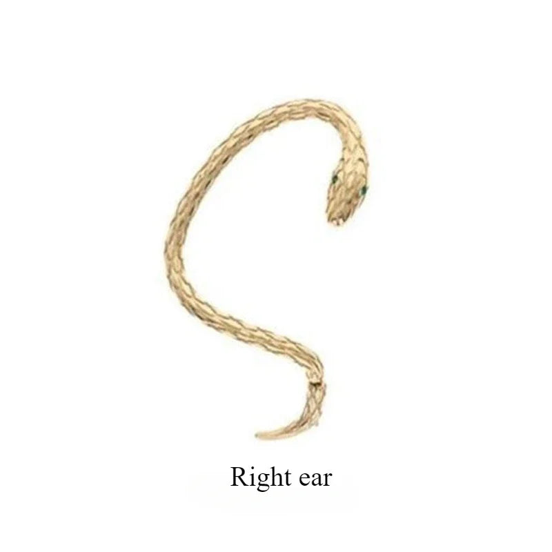 1Pc Snake Earring Clips Without Piercing Punk Non Pierced Clip Earrings Ear Cuffs for Women Men Fake Piercing Jewelry New