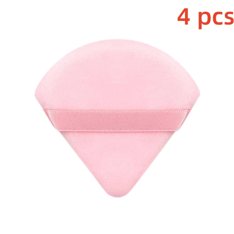 Triangle Powder Puff Soft Makeup Sponge for Face Make Up Eyes Contouring Shadow Cosmetic Washable Mini Velvet Foundation Puff