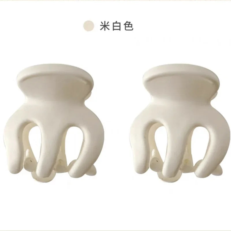 머리핀 Fashion Hight Ponytail Hair Claw Clip Acrylic Small Hair Claws Women Girls Shark Clips Headwear Barrette Hair Accessories