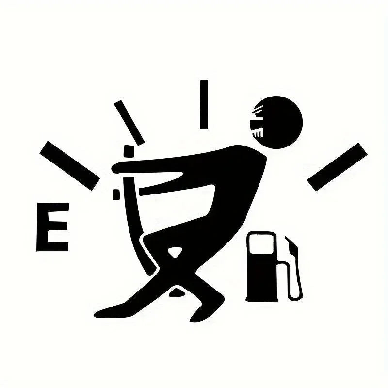Funny Creative Reflective Car Fuel Tank Cover Stickers Reflective Auto Stickers Car Decoration Accessories