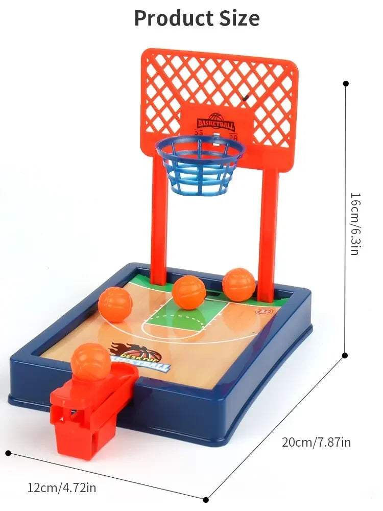 Mini Desktop Tabletop Toys Portable Finger Basketball Game Shooting Machine Party Table Interactive Sport Games for Kids Adults
