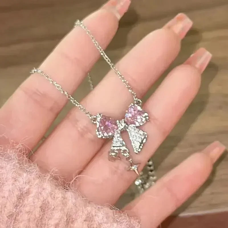Fashion Bowknot Finger Rings Adjustable Bow Rings Jewelry Sweet Opening Ring Ornaments