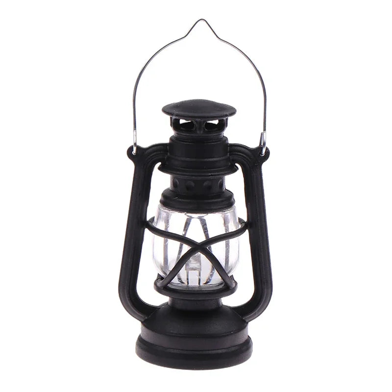 6cm Mini Led Retro Glowing Pony Lantern Simulation Cande Light Night Light Dollhouse Miniature Lamp Home Decor Toy