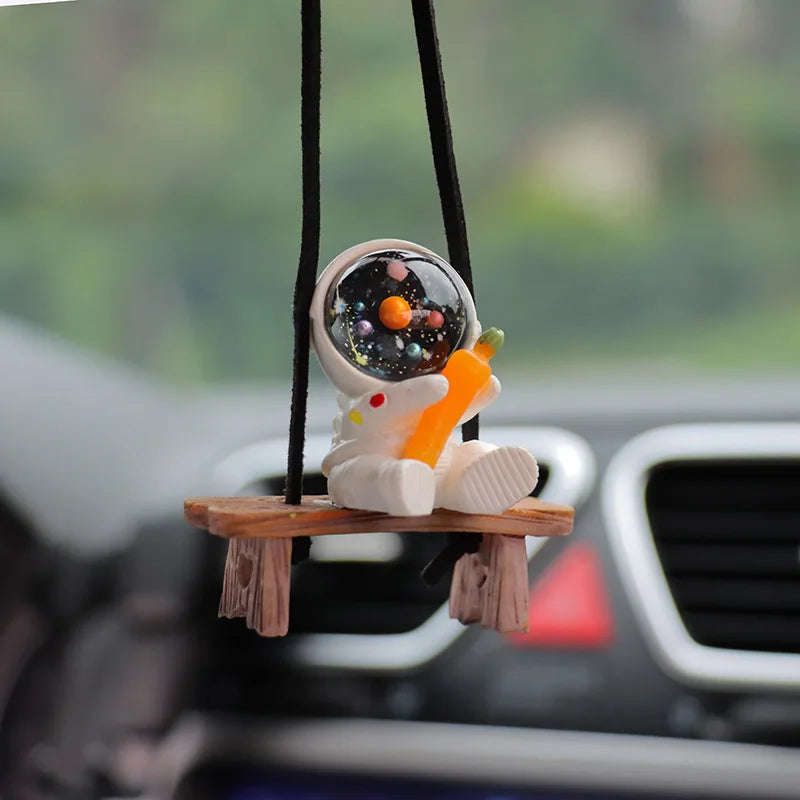 Car Accessories Interior Fun Ornaments Adorn Decors Car Decoration Creative Astronaut Pendant