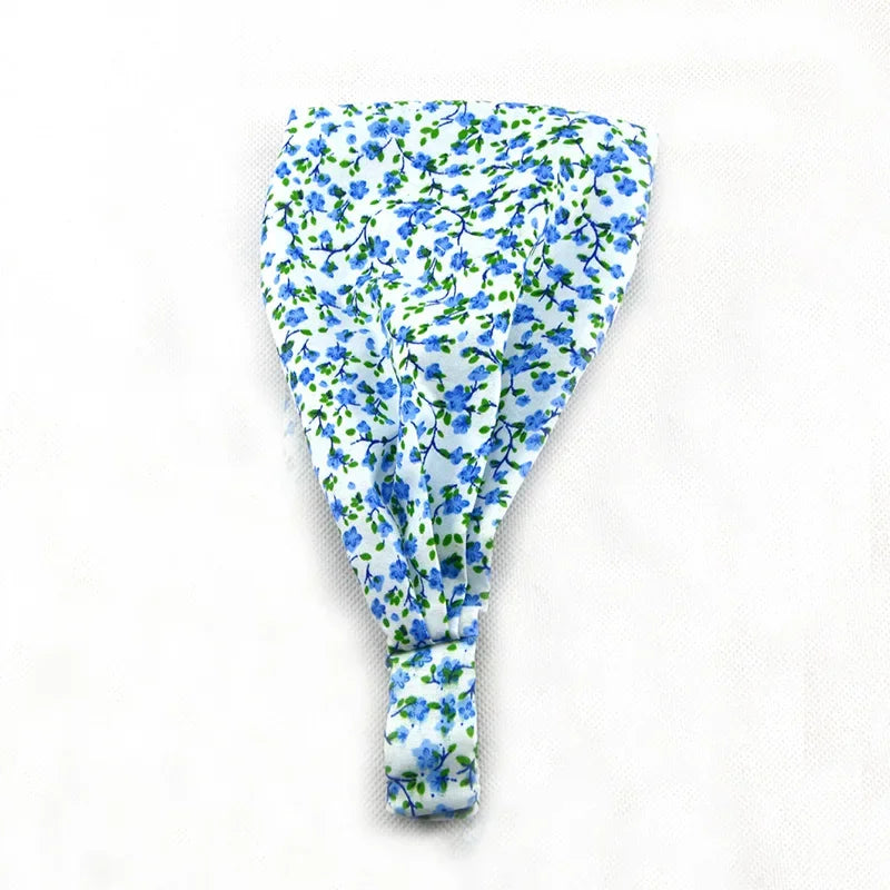 Elastic Children Printed Headband Mother Aldult Hijab Floral Baby Bandanas Kids Headwear Hats Newborn Head Scarf Accessories