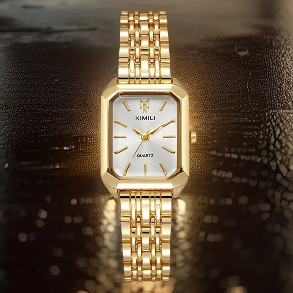 Women Watch Light Luxury Brand Stainless Steel Ladies Business Watches Female Student Fashion Quartz Wristwatches