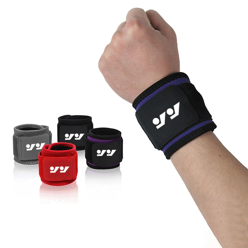 1pc Wristband Compression Wrist Support Adjustable Wrist Brace for Gym Fitness Weightlifting Wrist Wrap Tendonitis Pain Relief