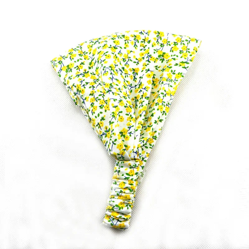 Elastic Children Printed Headband Mother Aldult Hijab Floral Baby Bandanas Kids Headwear Hats Newborn Head Scarf Accessories