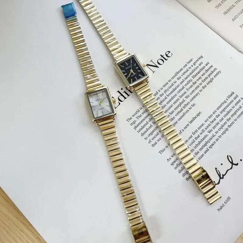 2025 New Women Watch Stainless Steel Belt Quartz Watch Luxury Ladies Quartz Wristwatch Dropshipping Relojes Para Mujer