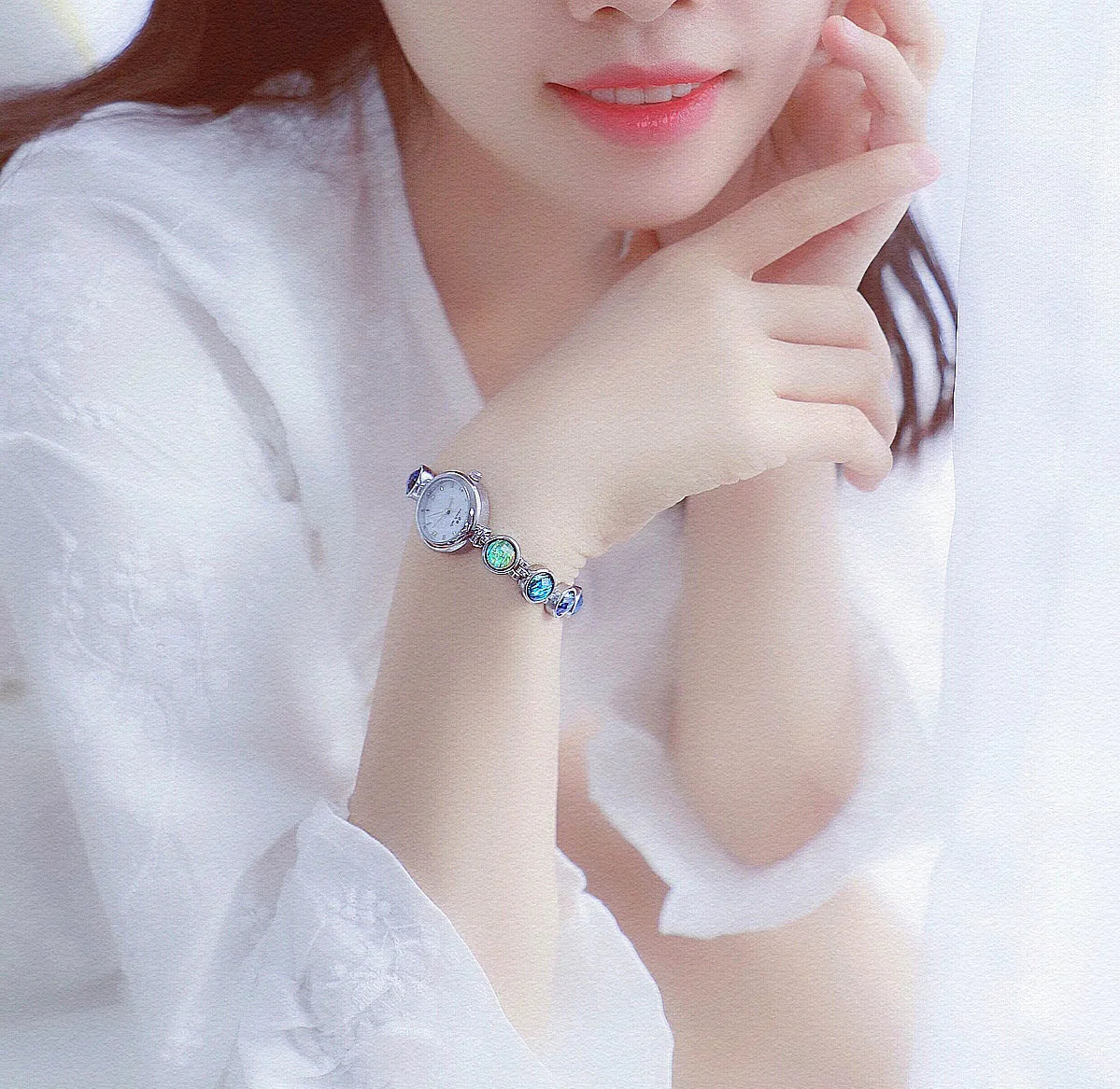 Fashion Ladies Quartz Wristwatches Luxury Peacock Stone Strap Watch for Women Girl Gift Clock Dropshipping Relojes Para Mujer