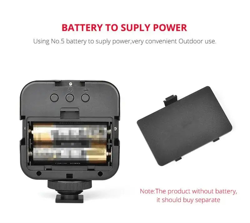 USB Charge Portable LED Video Mini Fill Light For Sports Camera Smartphone Laptop Universal Selfie Adjustable Photography Lamp