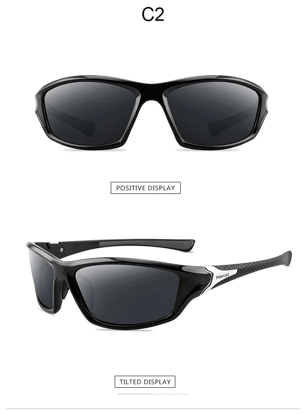 2024 Unisex 100% UV400 Polarised Driving Sun Glasses For Men Polarized Stylish Sunglasses Retro Fashion Male Goggle Eyewears