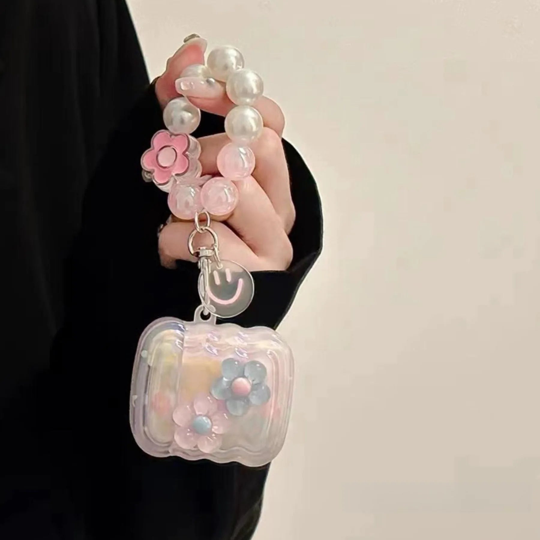 Flower Silicone Soft Shockproof Bracelet Love ins Cute Wireless Bluetooth Earphone Case For Apple Airpods Pro 2nd 3 2 1 Capa