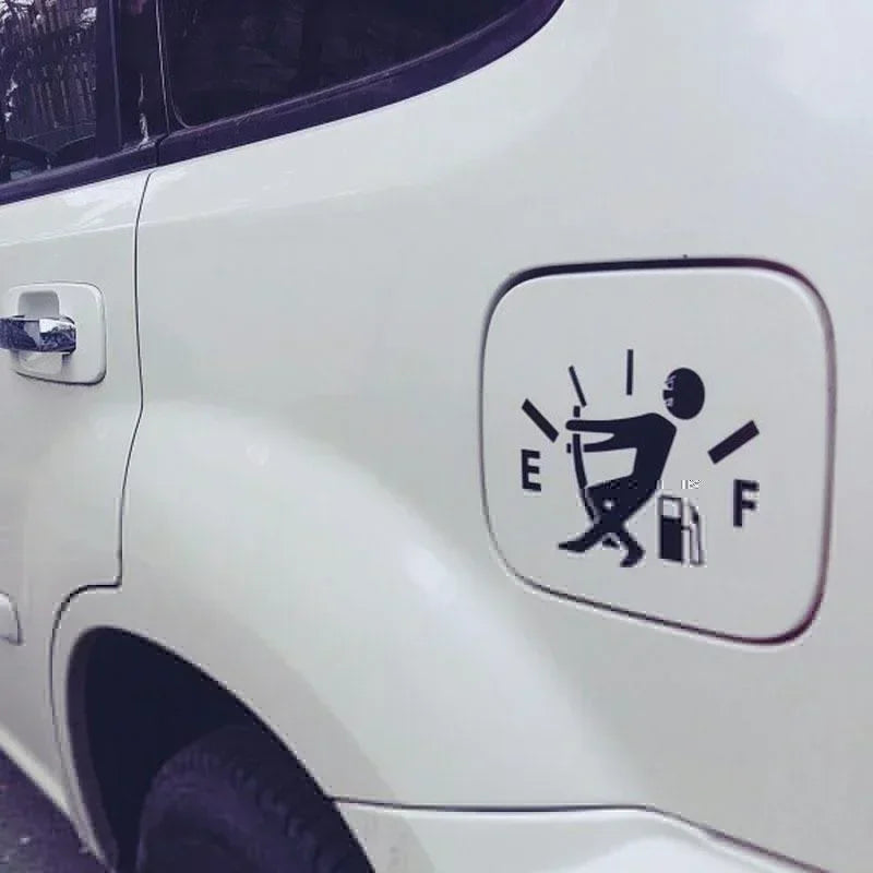 Funny Creative Reflective Car Fuel Tank Cover Stickers Reflective Auto Stickers Car Decoration Accessories