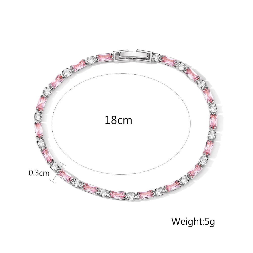 Woman Bracelet Crystal Rhinestone Bracelet Bangle Wristband Wedding Bridal Jewelry