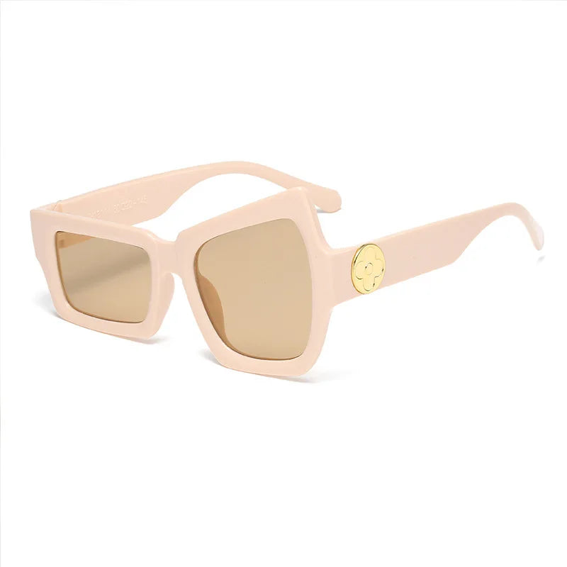 Funny Glasses With Raised Eyebrows on One Side Fashion Hip Hop Sunglasses Irregular Personality UV400 Sun glasses for Men Women
