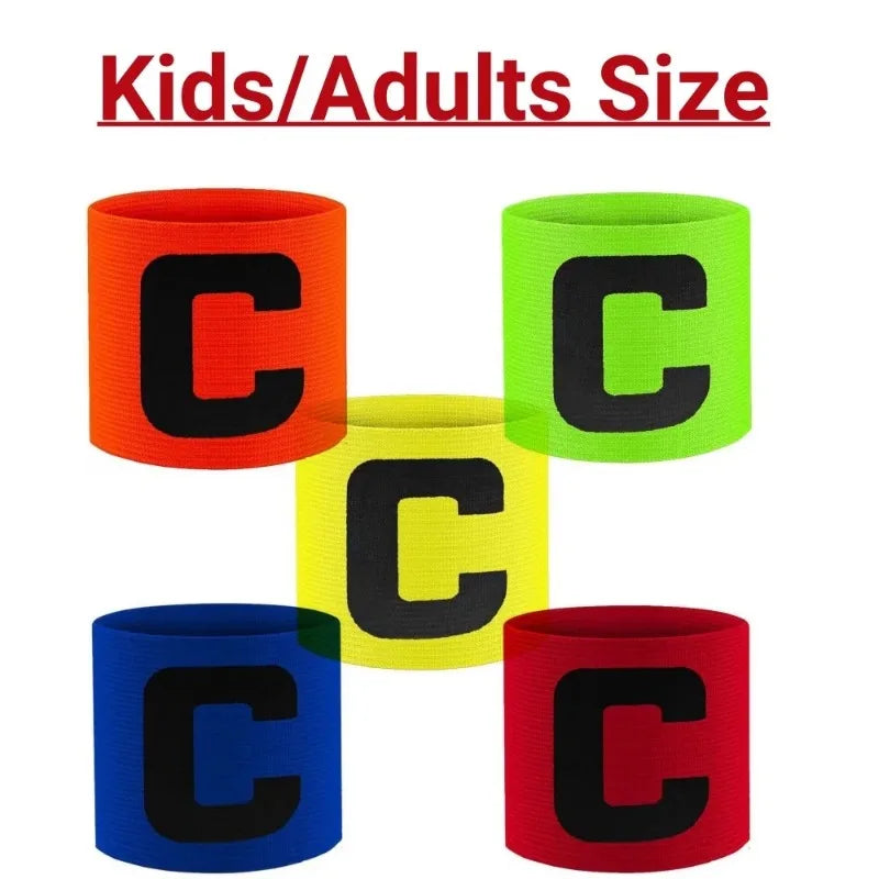 Kids Adults Football Captain Armband Soccer Arm Band Leader Competition Gift Soccer Captain Group Armband Football Training