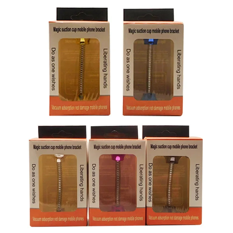 Universal Sucker Stand Phone Holder 360 Degree Rotatable Magic Suction Cup Mobile Phone Holder Car Bracket Smartphone Holder